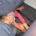 Greta refusing to put her seat belt on